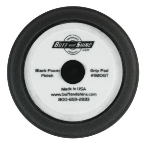 BUFF and SHINE FINISHING PAD BLACK 7.5"