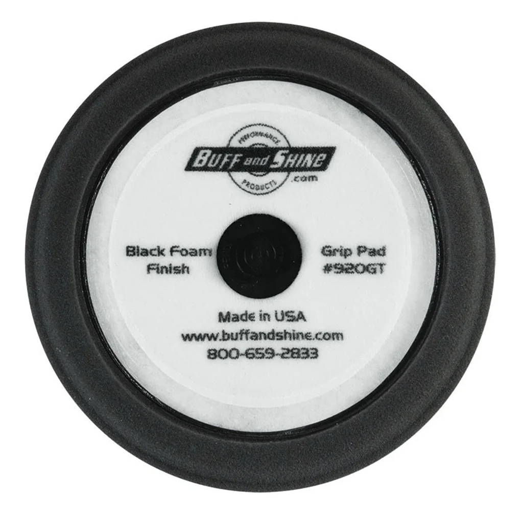 BUFF and SHINE FINISHING PAD BLACK 7.5"