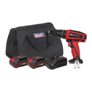 SEALEY CP20VDDKIT COMBI DRILL KIT 2 BATTERIES