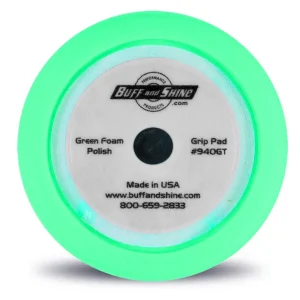 BUFF and SHINE POLISHING PAD GREEN 7.5"