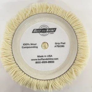 BUFF and SHINE TWISTED WOOL CUTTING PAD 7.5"