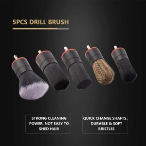 DRILL BRUSH 5PCS DETAILING SET