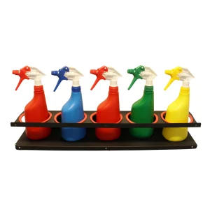 SPRAY BOTTLE RACK FOR 5 SPRAYERS