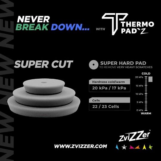ZviZZer TERMO PAD GREY SUPER HARD CUT 5" - Image 2