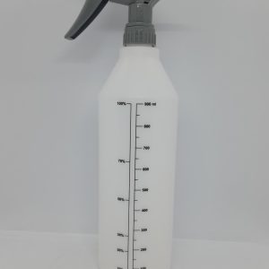 SPRAY HEAD HD GREY & 1LTR BOTTLE