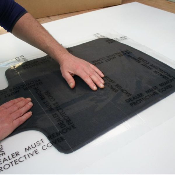 ADHESIVE BACK CARPET PROTECTOR (100 X 53CM X 61CM) PLAIN OR PRINTED