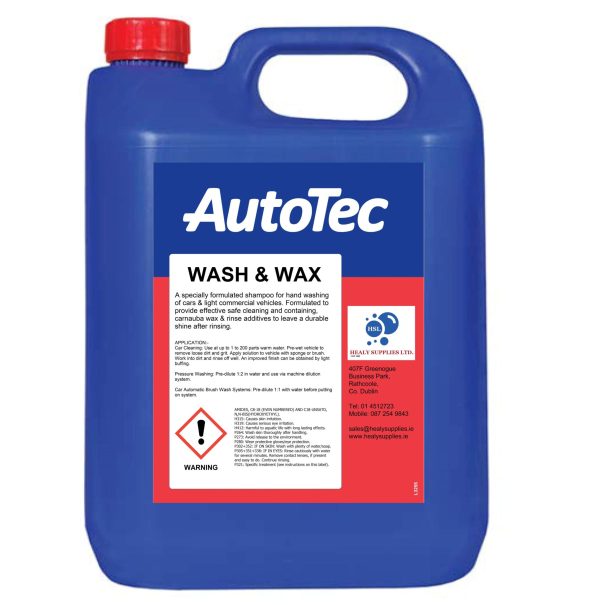 WASH AND WAX 1L/5L/20L/205L